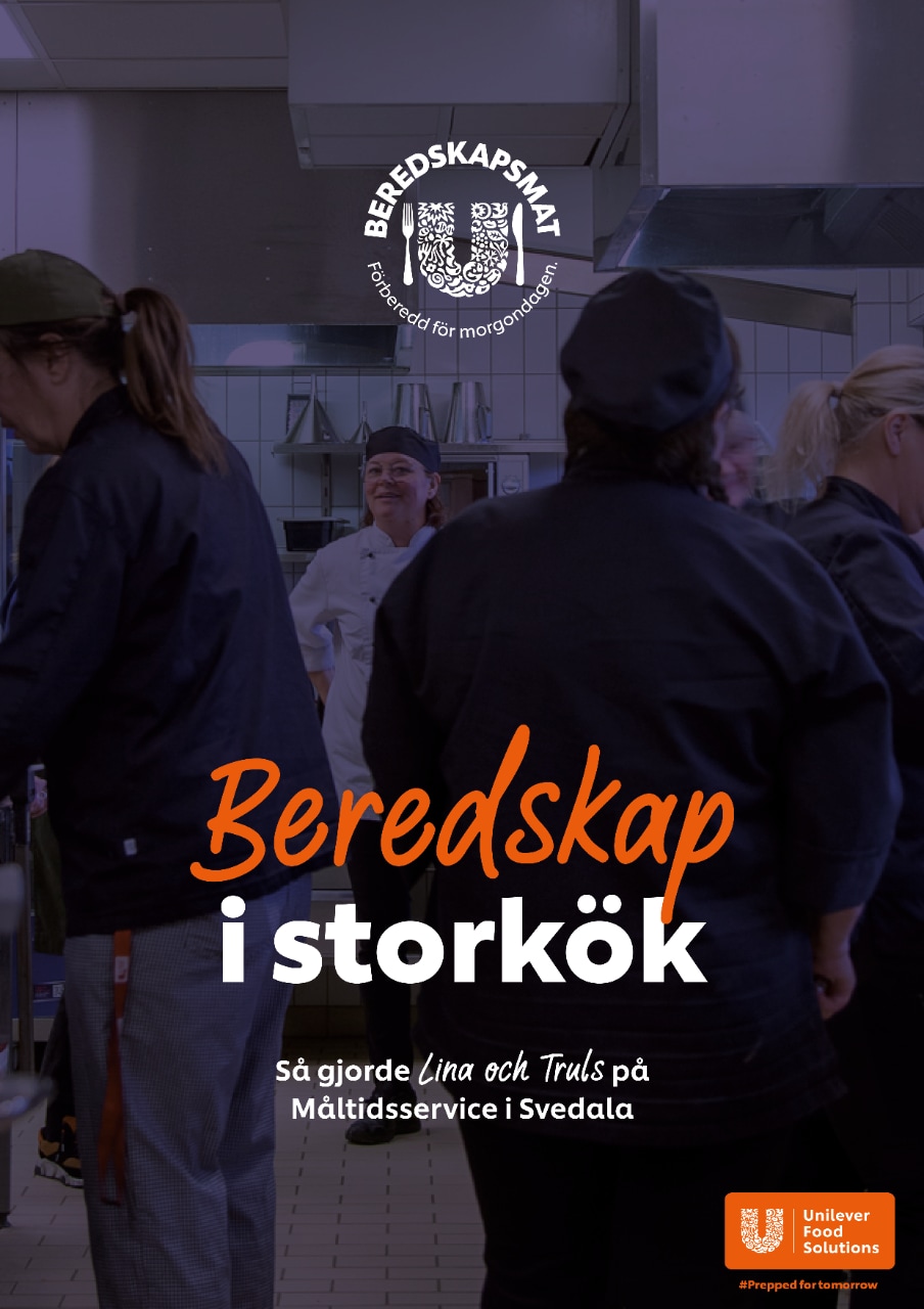 Beredskapsfolder för storkök!